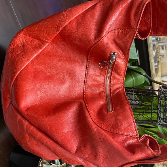 Christopher Kon Leather Hobo Handbag - Picture 4 of 6